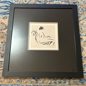 OOAK Cheryl Robert’s Original artwork framed “Figure Study I.” Fine art PNW